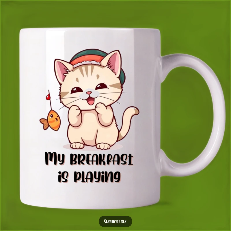 Funny Sushi Cat Mug - Adorable & Hilarious Pet Lover Gift
