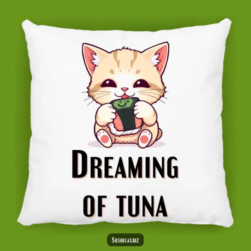 Funny Cat Sushi Pillow - Soft Playful Pet Accent, Hilarious Home Decor Gift