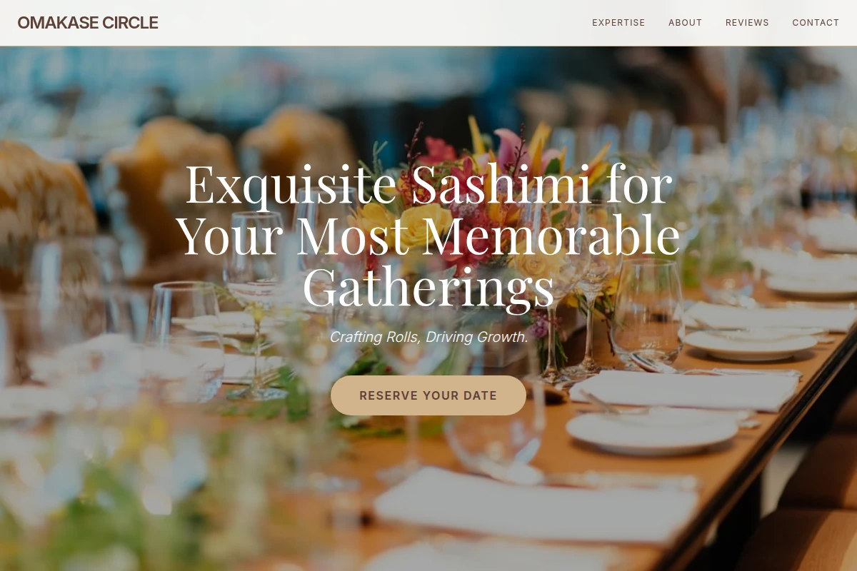 Sashimi Catering