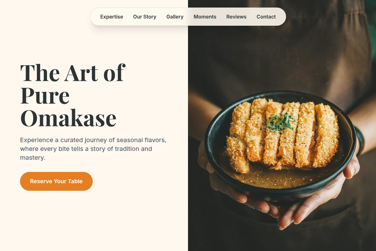 Omakase Japanese Food
